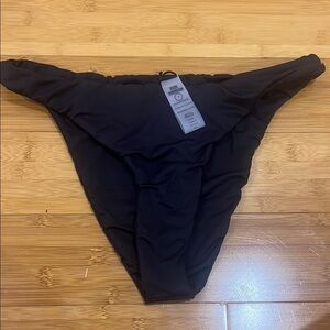 Good American Black Bikini Bottom